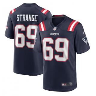 Cole Strange, New England Patriots Nike Jersey - Navy